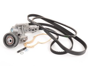 ES#1682 - 037109119CV2KT - ECS Tuning Timing Belt Kit - Ultimate - A kit including the revised tensioner design along with all drive belts and a water pump to give you a complete engine service - Assembled By ECS - Volkswagen