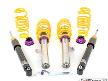 ES#4024174 - 102800CB - KW V1 Series Coilover Kit - Fixed Damping - Variant 1 coilovers offer the best balance between sporty driving and comfort - KW Suspension - Volkswagen