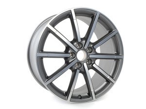 ES#2806054 - 4G9601025J - 19" 10-Spoke Wheel - Priced Each  - 19"x8.5", ET43, 5x112, Color Code - 8AU/K80 - Genuine Volkswagen Audi - Audi