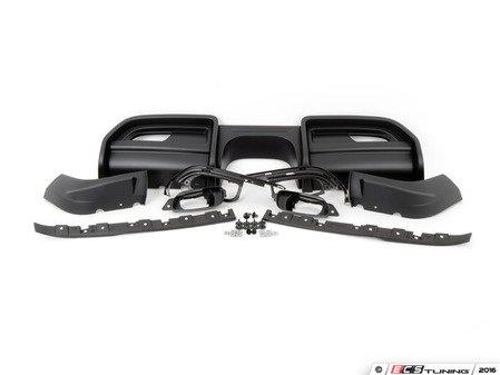 ES#2805466 - 51192339047 - JCW Pro Rear Diffuser Kit W/O PDC F56 F57  - Attaches to the JCW rear aero bumper - Genuine MINI - MINI