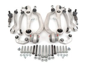 ES#2794948 - 8E0498998KT -  Complete Front Control Arm Kit - Includes all front control arms and hardware - plus tie rod ends and sway bar end links! - Vaico - Audi Volkswagen