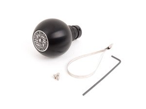 ES#3022028 - GS1S - BFI Heavy Weight Shift Knob SCHWARZ - Full Billet  - Weighing in at approximately 250 grams the added inertial mass makes shifting effort substantially less while speeding up the process at the same time. - Black Forest Industries - Audi Volkswagen