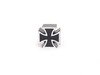 ES#1832847 - JOM2051 - Iron Cross Valve Stem Cap - Set Of Four - (NO LONGER AVAILABLE) - Black/Chrome iron cross shaped valve stem caps - JOM - 