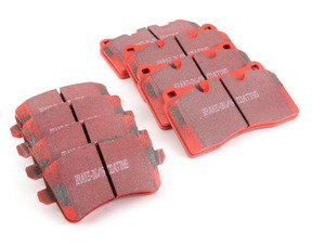 ES#3089093 - DP32070Ckt1 - Front & Rear RedStuff Performance Brake Pad Kit - Restore your braking power on all four corners with upgraded pads! - EBC - Audi