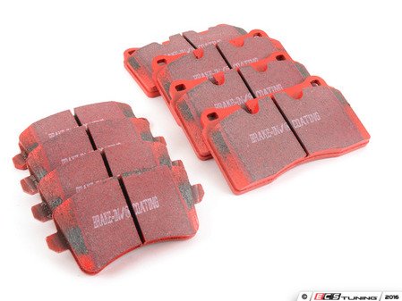 ES#3089093 - DP32070Ckt1 - Front & Rear RedStuff Performance Brake Pad Kit - Restore your braking power on all four corners with upgraded pads! - EBC - Audi