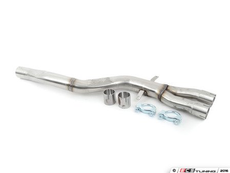 ES#3024763 - 788113 - Supersprint Stainless Center Y-Connecting Pipe - Non-Resonated - Added performance and sound from an industry-leading exhaust manufacturer! - Supersprint - BMW