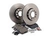 ES#1899317 - 8e0698002 - Front Brake Service Kit - Includes Brembo Rotors & Vaico Pads - Assembled By ECS - Volkswagen