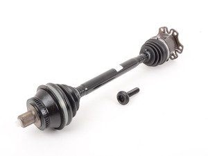 ES#3072342 - 8E0407271AT - Front Axle Assembly - Left  - Complete driveshaft with CV joints; ready for installation - GKN Drivetech - Audi