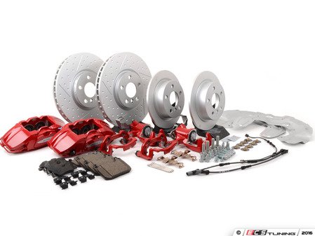 ES#2925411 - 34112352872 - JCW 4 Piston Sport Brake Kit Retrofit - Priced As Kit F55 F56 F57 - Upgrade your brake system to JCW brakes. Not for cars with electronic rear parking brakes. - Genuine MINI - MINI