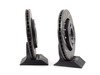 ES#522238 - GD931 - Rear Dimpled & Slotted Brake Rotors - Pair (256x22) - Upgrade to a slotted / dimpled rotor for improved braking - EBC - Audi Volkswagen