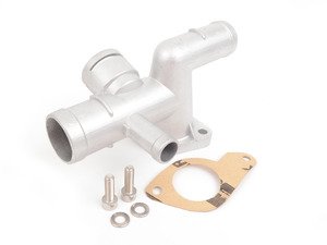ES#3086226 - EW28001 - Cast Aluminum Coolant Flange - (NO LONGER AVAILABLE) - Located on the driver side of the cylinder head, this pipe contains the coolant tempature sensor - Eurowise - 
