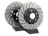 ES#4845525 - TA0SFBS3KT - Front Brake Service Kit (312x25) - ECS 2-Piece Rotors and ECS DD23 "Daily Driver" ceramic pads. - Assembled By ECS - Volkswagen