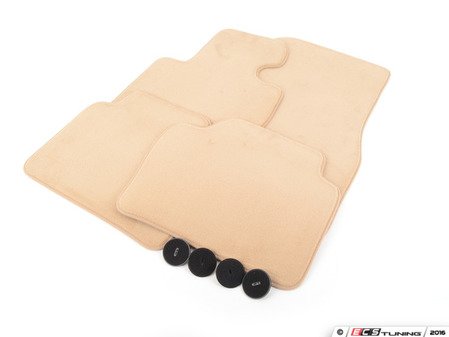ES#3016334 - 51477426318 - Carpeted Floor Mat Set - Beige - Complete set of four - Genuine BMW - BMW