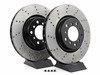 ES#3025767 - TMS1390 - Cross-Drilled Brake Rotors - Front  - This design removes performance robbing outgas and material dust caused by braking - StopTech - BMW