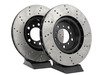 ES#3025767 - TMS1390 - Cross-Drilled Brake Rotors - Front  - This design removes performance robbing outgas and material dust caused by braking - StopTech - BMW