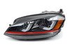 ES#3022317 - PR0YDVG15REDDRLB - Projector Headlight Set - With Red Strip - Features dual-LED DRLs and amber side markers - Spyder - Volkswagen