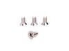 ES#2598677 - 99635140501PEKT3 - Performance Front & Rear Brake Service Kit - Featuring Sebro slotted rotors and Hawk HPS brake pads - Assembled By ECS - Porsche