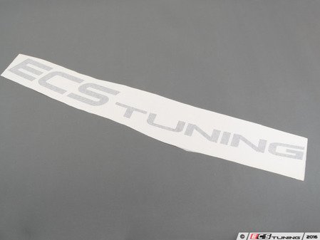 ES#2795991 - BK47X6WBAN - Vinyl Windshield Banner - Black - (NO LONGER AVAILABLE) - 6" x 47" window sticker - Show some love for your favorite tuning company - ECS - 
