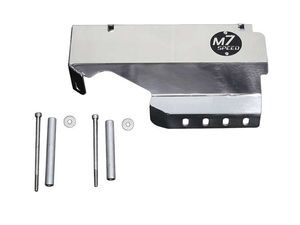 ES#3088950 - 56-3M7115-P - M7 Turbo Heatshield - Bright Mirror Polished Finish - N18 Engine - (NO LONGER AVAILABLE) - The M7 Turbo Heat shield is a must have to prevent hood paint discoloration, scoop warping and underhood heat damage caused by excessive turbocharger heat - M7 Speed - 