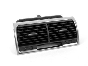 ES#395941 - 4L0820951P3Q7 - Air Vent - aluminum - Center - Adjustable air vent for the center dash - Genuine Volkswagen Audi - Audi