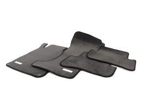 ES#1820774 - 66290035 - Carpeted Floor Mat Set - Black - Genuine Mercedes Benz - Mercedes Benz