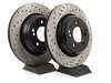 ES#3025840 - 34212229379CDS - Cross-Drilled & Slotted Brake Rotors - Rear  - This design removes performance robbing outgas and material dust caused by braking - StopTech - BMW