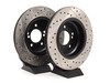 ES#3025840 - 34212229379CDS - Cross-Drilled & Slotted Brake Rotors - Rear  - This design removes performance robbing outgas and material dust caused by braking - StopTech - BMW