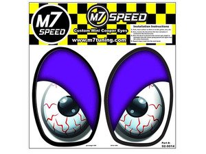 ES#3089010 - 92-9014 - M7 Eye Decal Set - Blood Shot Purple - (NO LONGER AVAILABLE) - Add some eyes to your engine bay wheel well - M7 Speed - 