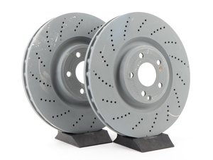 ES#2817554 - 0004211712KT1 - Front Brake Rotors - Pair (360 X 36mm) - Does not include new rotor securing screws - Genuine Mercedes Benz - Mercedes Benz