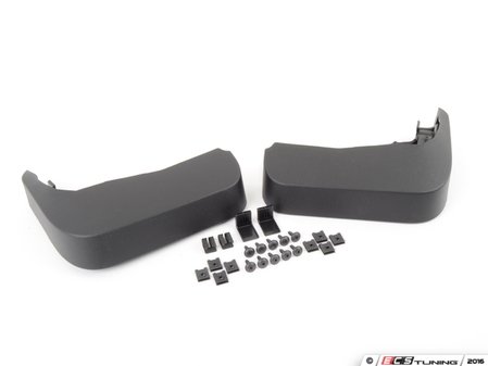 ES#2976127 - 4M0075111 - Front Splash Guard Set - Includes splash guards, hardware and basic mounting instructions - Genuine Volkswagen Audi - Audi
