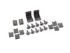 ES#2976127 - 4M0075111 - Front Splash Guard Set - Includes splash guards, hardware and basic mounting instructions - Genuine Volkswagen Audi - Audi