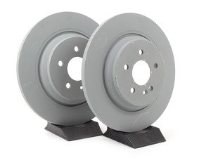 ES#2792881 - 1634230212KT1 - Rear Brake Rotors - Pair - Solid Rotor - Genuine Mercedes Benz - Mercedes Benz