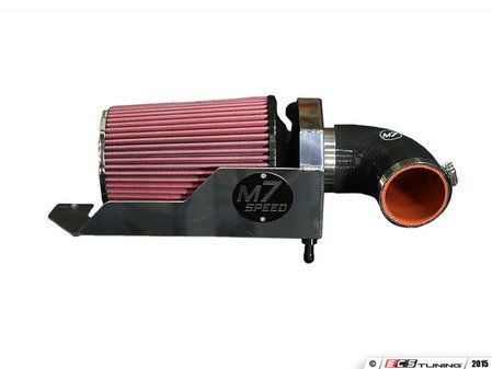 ES#3098124 - 56-312104 - M7 Speed MAXX-FLO Air Intake System - Low restriction cloth air filter which adds more air flow : polished : black elbow : cloth filter - M7 Speed - 