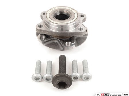 ES#2999187 - 017617ECS01 -  Front Wheel Bearing And Hub Assembly - Priced Each - Bearing and hub pre-pressed for you! Fits the left and right side - Assembled By ECS - Audi