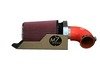 ES#3098128 - 56-312114 - M7 Speed MAXX-FLO Air Intake System - (NO LONGER AVAILABLE) - Low restriction cloth air filter which adds more air flow : polished : Red elbow : cloth filter - M7 Speed - 