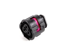 ES#311322 - 1J0973203 - Radiator Fan Switch Connector - 3-pin triangular connector - Genuine Volkswagen Audi - Volkswagen
