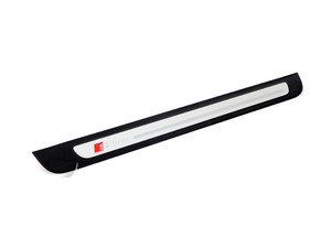 ES#2109961 - 4G8853374B9B9 - S-Line Front Door Sill - Satin Black - Right - Keep your interior looking clean - Genuine Volkswagen Audi - Audi
