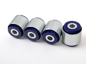 ES#3045720 - SPF395390K - Race Polyurethane Rear Control Arm Bushing Set - Race-spec polyurethane bushings for the ultimate in body control, response and road feedback. - SuperPro - BMW