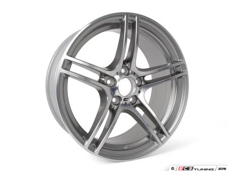 ES#2079931 - 36117844343 - 19" M Double Spoke Style 313 Wheel - Priced Each - 19x8 ET37 72.6CB - Genuine BMW - BMW