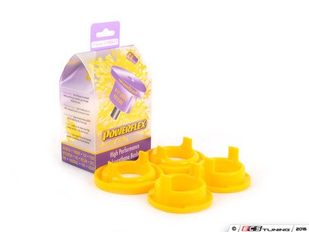 ES#2959778 - PFR5-4613x2 - Performance Polyurethane Rear Subframe Bushing Set - Rear Position - A more planted subframe means a more planted rear end and better handling - Powerflex - BMW