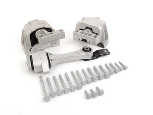 ES#2763798 - MK4gol20ATKT -  Ultimate Engine & Transmission Mount Kit - Includes all needed engine and transmission mounts with replacement hardware - Assembled By ECS - Volkswagen