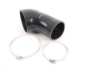 ES#2985982 - 54-10469-B - E46 M3 Torque Booster Intake Tube - Black Silicone - Smooth out the incoming air to the throttle body. Also can be used to upgrade the Stage 1 design to Stage 2 - AFE - BMW