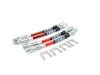 ES#1219 - MK3BLK6C280MR - Exact-Fit Stainless Steel Brake Lines - Kit - Set of six lines to replace factory rubber lines - ECS - Volkswagen