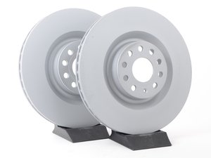 ES#250151 - 1k0698301m - Front Brake Rotors - Pair (345x30) - Restore the stopping power in your vehicle - Zimmermann - Audi Volkswagen