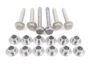 ES#3031661 - 034-601-0024 - Stainless Subframe Bushing Insert Kit - Tighten your ride back up with this billet bushing kit from 034 Motorsports - 034Motorsport - Volkswagen
