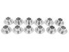 ES#3031661 - 034-601-0024 - Stainless Subframe Bushing Insert Kit - Tighten your ride back up with this billet bushing kit from 034 Motorsports - 034Motorsport - Volkswagen