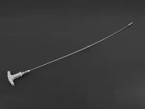 ECS Tuning Billet Engine Oil Dipstick - Clear Anodize Handle