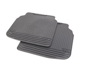 ES#2954561 - 51472409277 - Rear rubber floor mats - black - (NO LONGER AVAILABLE) - Pair of rear floor mats - Genuine BMW - 