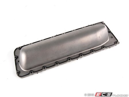 ES#19386 - 11141742042 - Valley Pan With Gasket - Experiencing a slow, mysterious, loss of coolant? Smell coolant when accelerating or braking? Time for a valley pan gasket service! - Genuine BMW - BMW