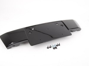 ES#2089570 - 8J0807285QT94 - License Plate Bracket - Glossy Black - Stay legal with a front license place bracket - Genuine Volkswagen Audi - Audi